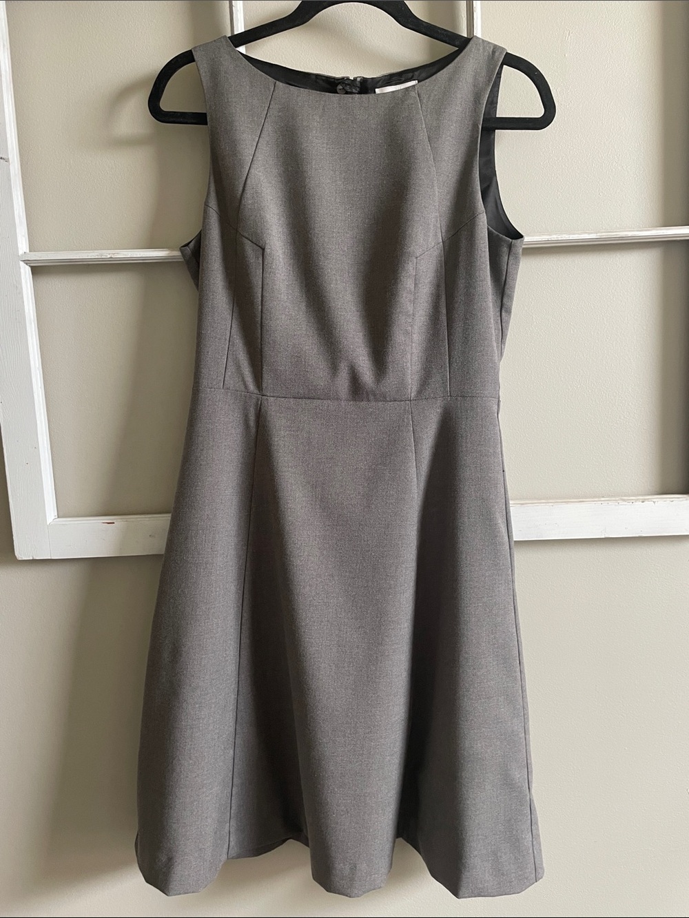H&M Sleeveless Midi Dress in Gray
